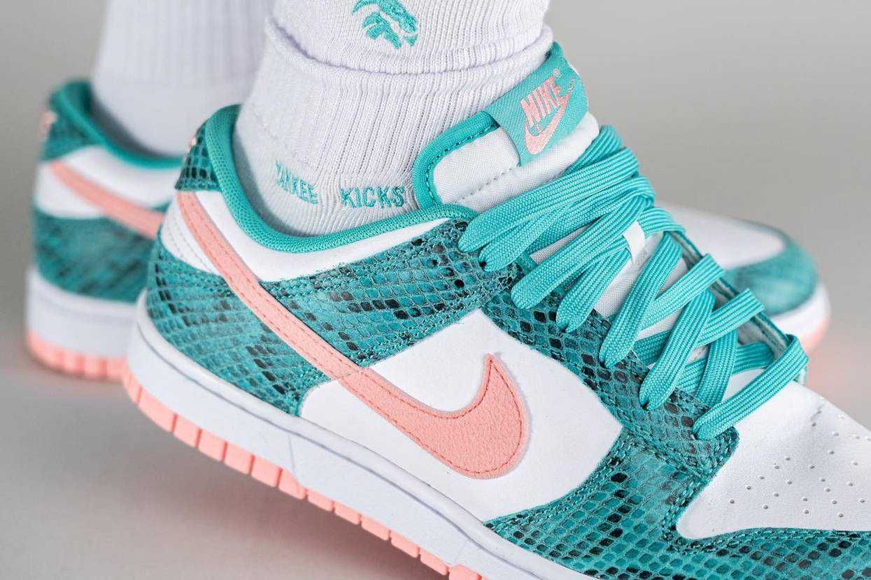 【リーク】Nike Dunk Low "Turquoise Snakeskin" 抽選/定価/販売店舗まとめ 11枚目