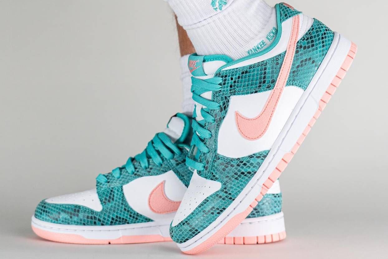 【リーク】Nike Dunk Low "Turquoise Snakeskin" 抽選/定価/販売店舗まとめ 9枚目