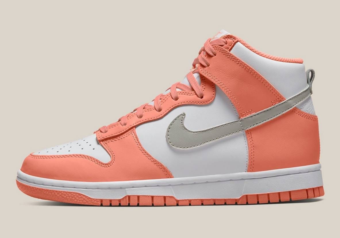 【リーク】Nike WMNS Dunk High "Salmon" 抽選/定価/販売店舗まとめ 2枚目
