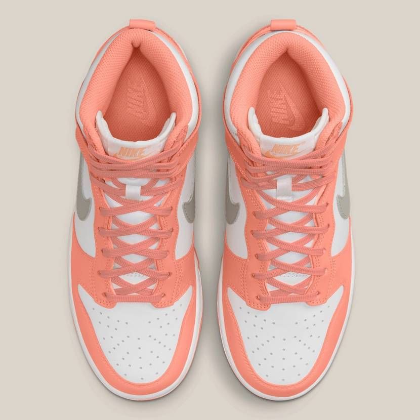 【リーク】Nike WMNS Dunk High "Salmon" 抽選/定価/販売店舗まとめ 4枚目