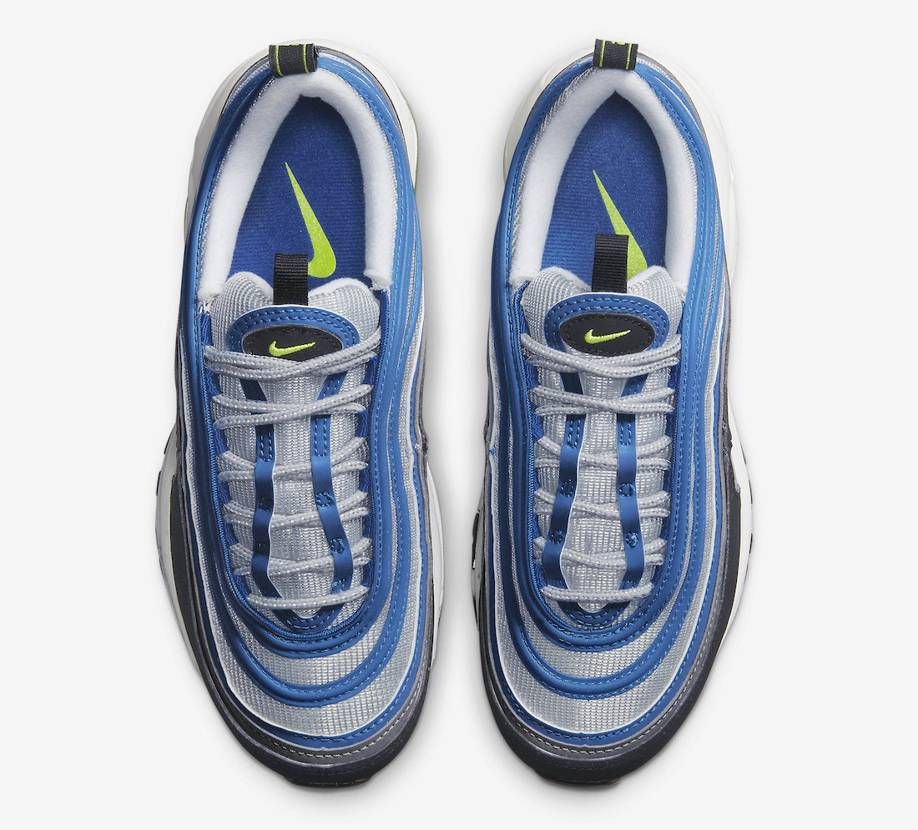 【スニダンで購入可】7/29発売 Nike Air Max 97 "Atlantic Blue/Voltage Yellow" 抽選/定価/販売店舗まとめ 9枚目