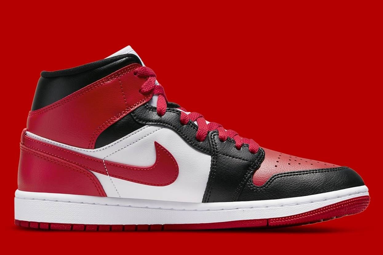 【スニダンで購入可】9/10発売 Nike WMNS Air Jordan 1 Mid "Bred Toe" 抽選/定価/販売店舗まとめ 3枚目