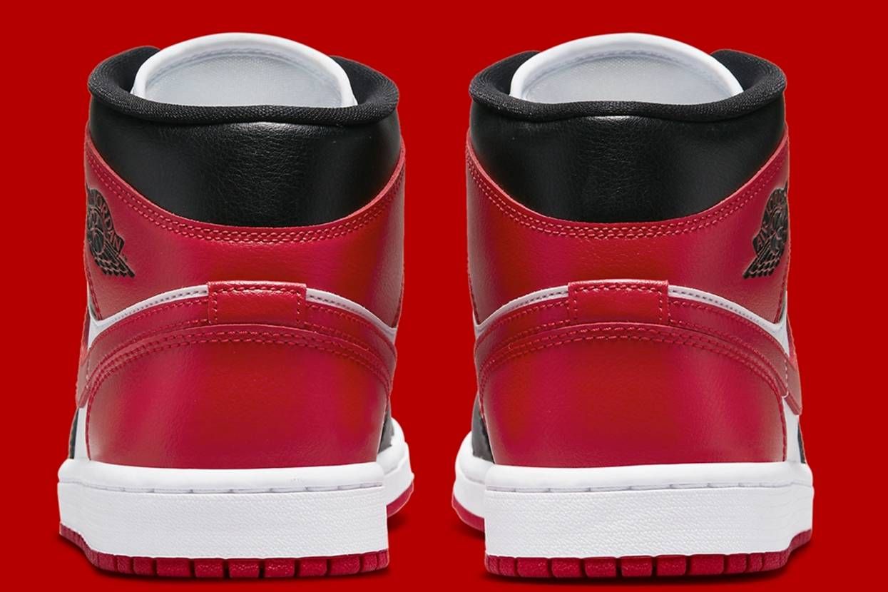 【スニダンで購入可】9/10発売 Nike WMNS Air Jordan 1 Mid "Bred Toe" 抽選/定価/販売店舗まとめ 4枚目