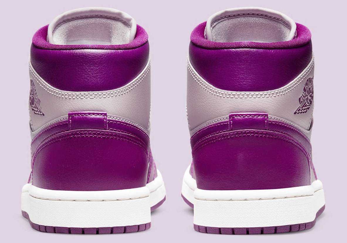 【リーク】Nike WMNS Air Jordan 1 Mid "Purple/Grey" 抽選/定価/販売店舗まとめ 5枚目