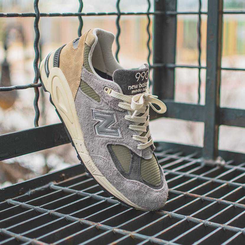 【販売リンクあり】4/28・5/3発売 New Balance 990V2 "Gray" 抽選/定価/販売店舗まとめ 4枚目