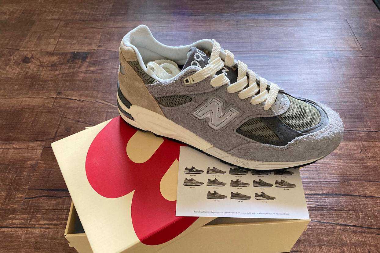 【販売リンクあり】4/28・5/3発売 New Balance 990V2 "Gray" 抽選/定価/販売店舗まとめ 6枚目