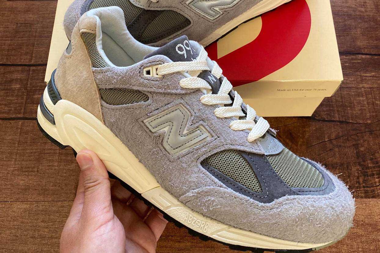 【販売リンクあり】4/28・5/3発売 New Balance 990V2 "Gray" 抽選/定価/販売店舗まとめ 5枚目