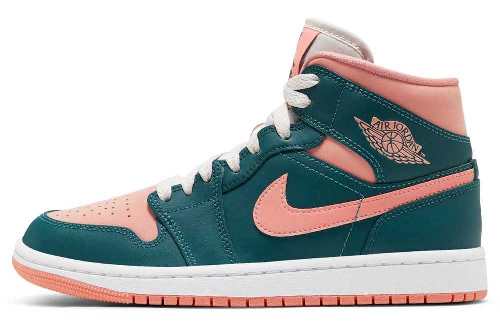 【スニダンで購入可】5/14発売 Nike WMNS Air Jordan 1 Mid "Dark Teal Green" 抽選/定価/販売店舗まとめ 5枚目