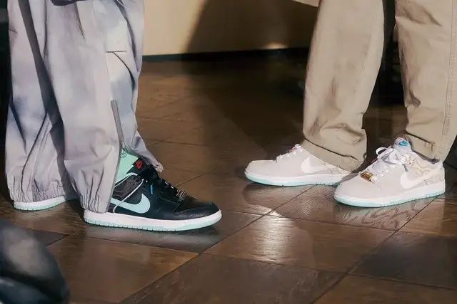 【スニダンで購入可】5/3発売 Nike Dunk Low "Barber Shop" 2colors 抽選/定価/販売店舗まとめ 2枚目