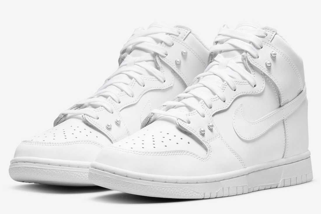 【スニダンで購入可】5/18発売 Nike WMNS Dunk High "Pearl" 抽選/定価/販売店舗まとめ 6枚目