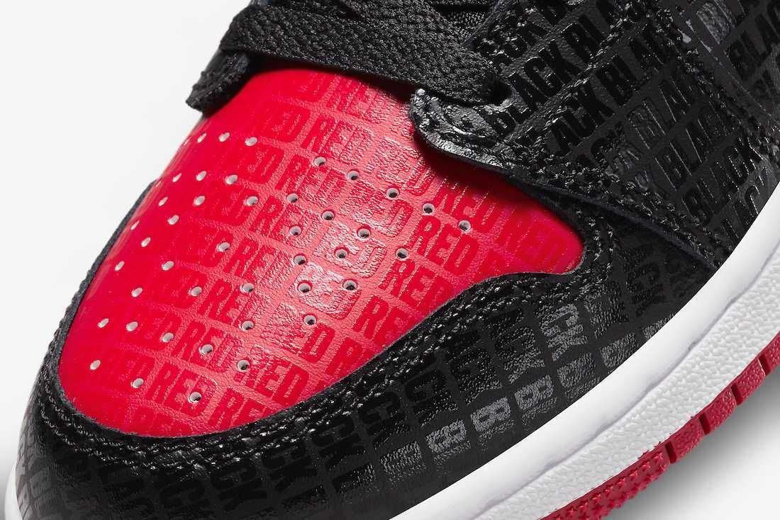 【スニダンで購入可】近日発売 Nike GS Air Jordan 1 Mid "Bred" 抽選/定価/販売店舗まとめ 6枚目