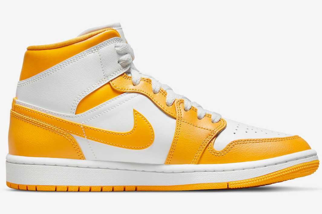 【スニダンで購入可】8/17発売 Nike WMNS Air Jordan 1 Mid "Lemon" 抽選/定価/販売店舗まとめ 10枚目
