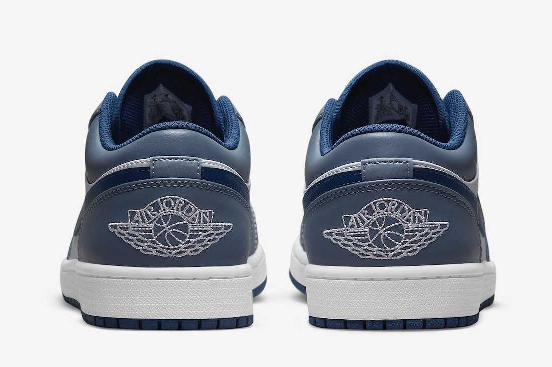【販売リンクあり】5/5・5/6発売 Nike Air Jordan 1 Low "White/Steel Blue" 抽選/定価/販売店舗まとめ 9枚目