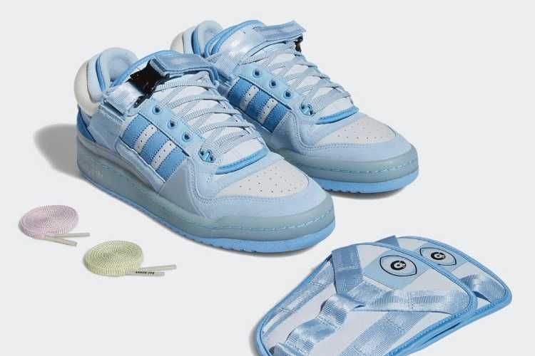 【販売リンクあり】8/27発売 Bad Bunny × adidas Forum Buckle "Blue Tint" 抽選/定価/販売店舗まとめ 6枚目