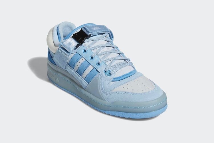 【販売リンクあり】8/27発売 Bad Bunny × adidas Forum Buckle "Blue Tint" 抽選/定価/販売店舗まとめ 9枚目