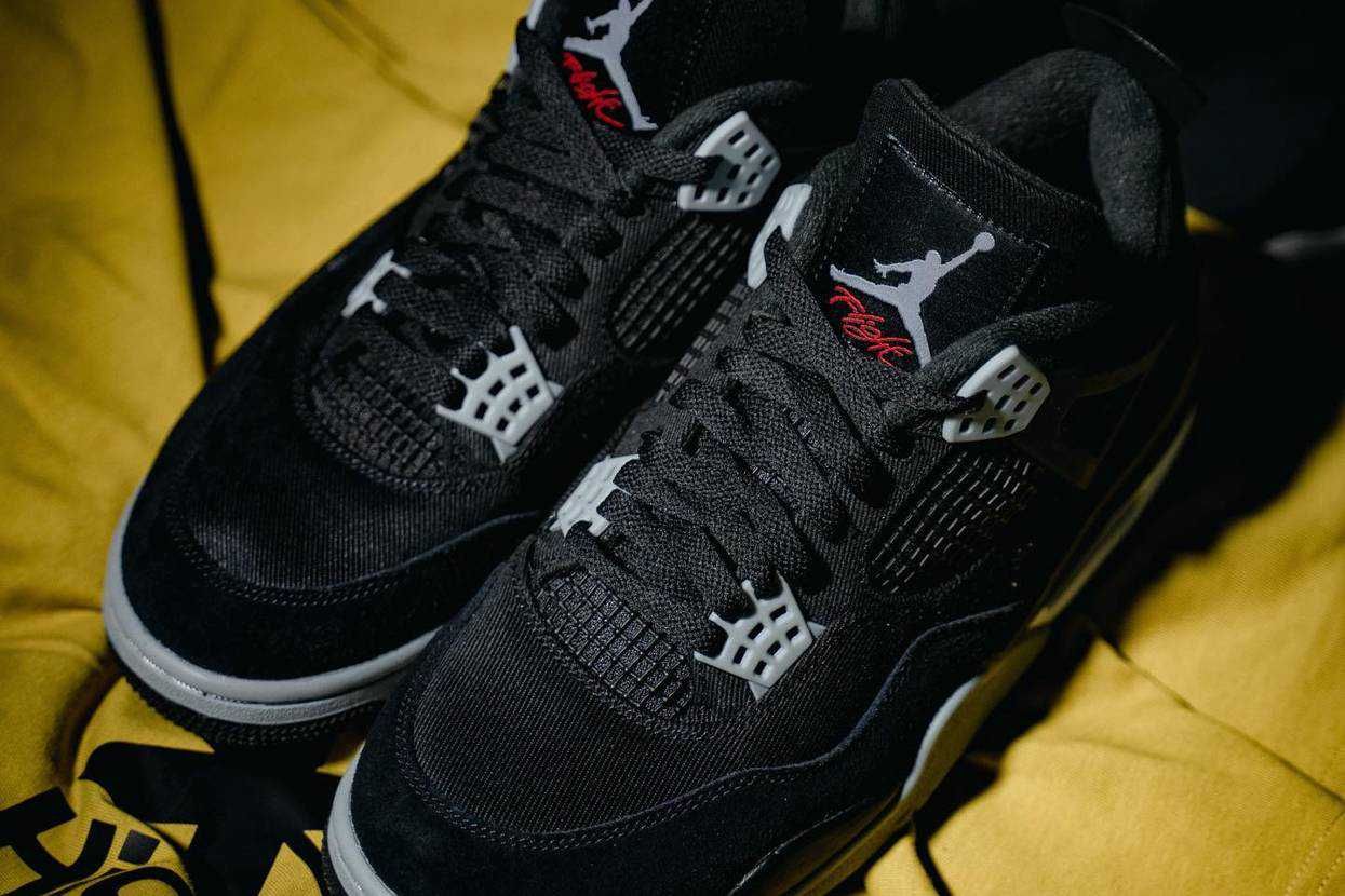 【スニダンで購入可】8/29発売 Nike Air Jordan 4 SE "Black and Light Steel" 抽選/定価/販売店舗まとめ 4枚目