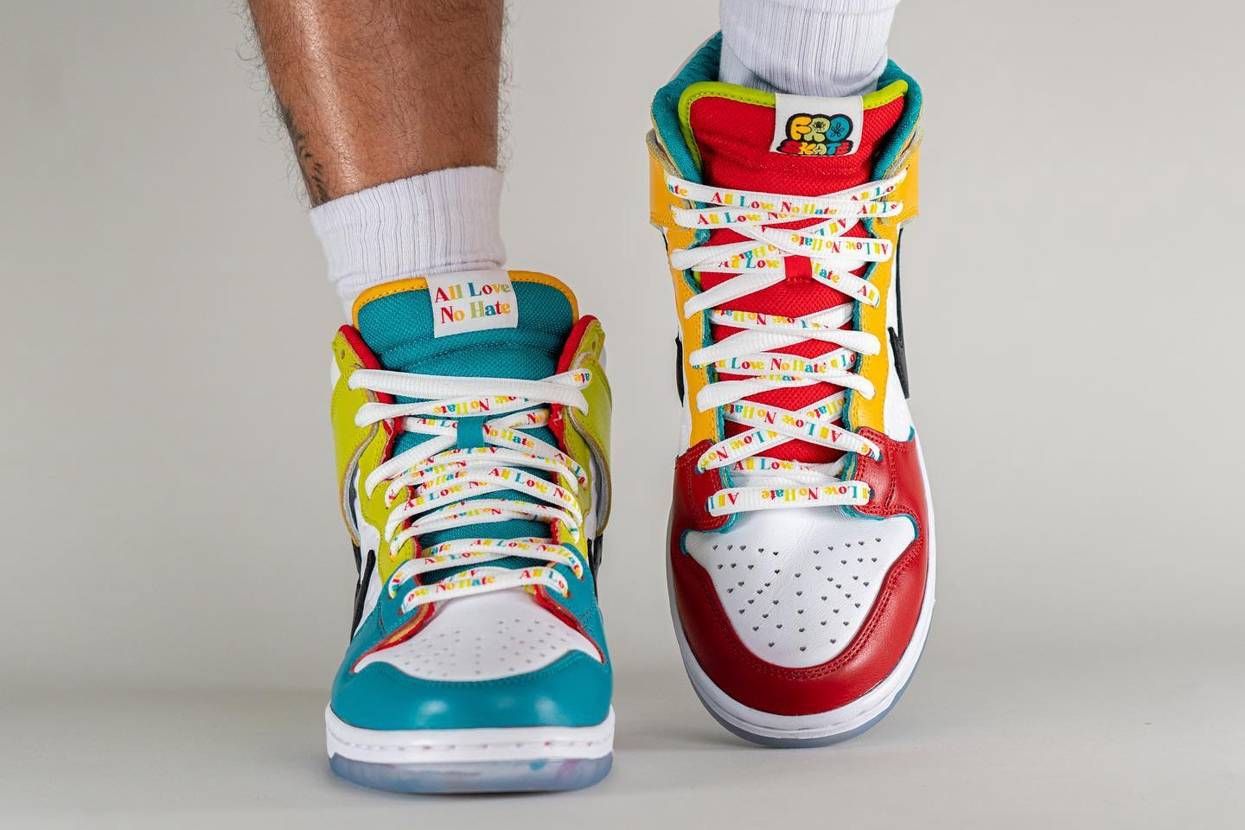 【スニダンで購入可】8/13・8/15発売 froSkate × Nike SB Dunk High Pro QS "All Love" 抽選/定価/販売店舗まとめ 12枚目