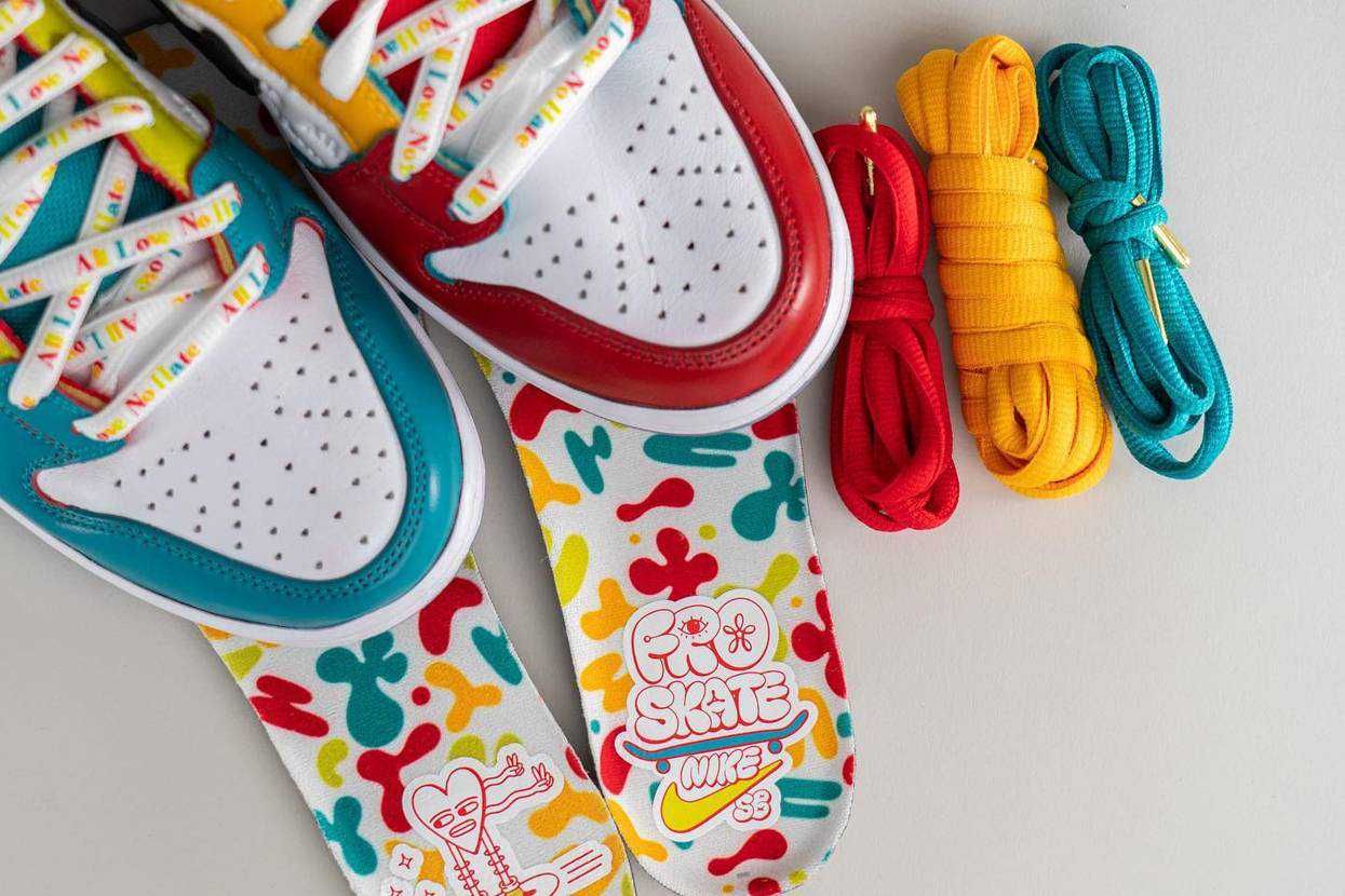 【スニダンで購入可】8/13・8/15発売 froSkate × Nike SB Dunk High Pro QS "All Love" 抽選/定価/販売店舗まとめ 13枚目