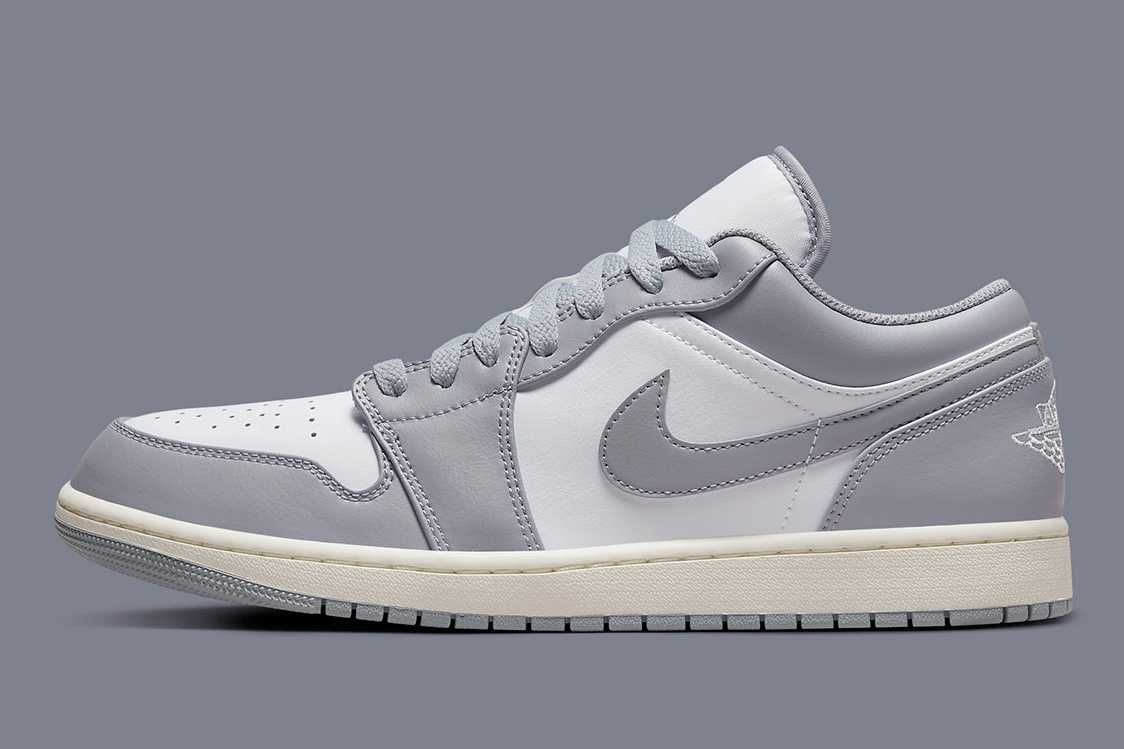 【販売リンクあり】7/23・7/25発売 Nike Air Jordan 1 Low "Vintage Grey" 抽選/定価/販売店舗まとめ 2枚目