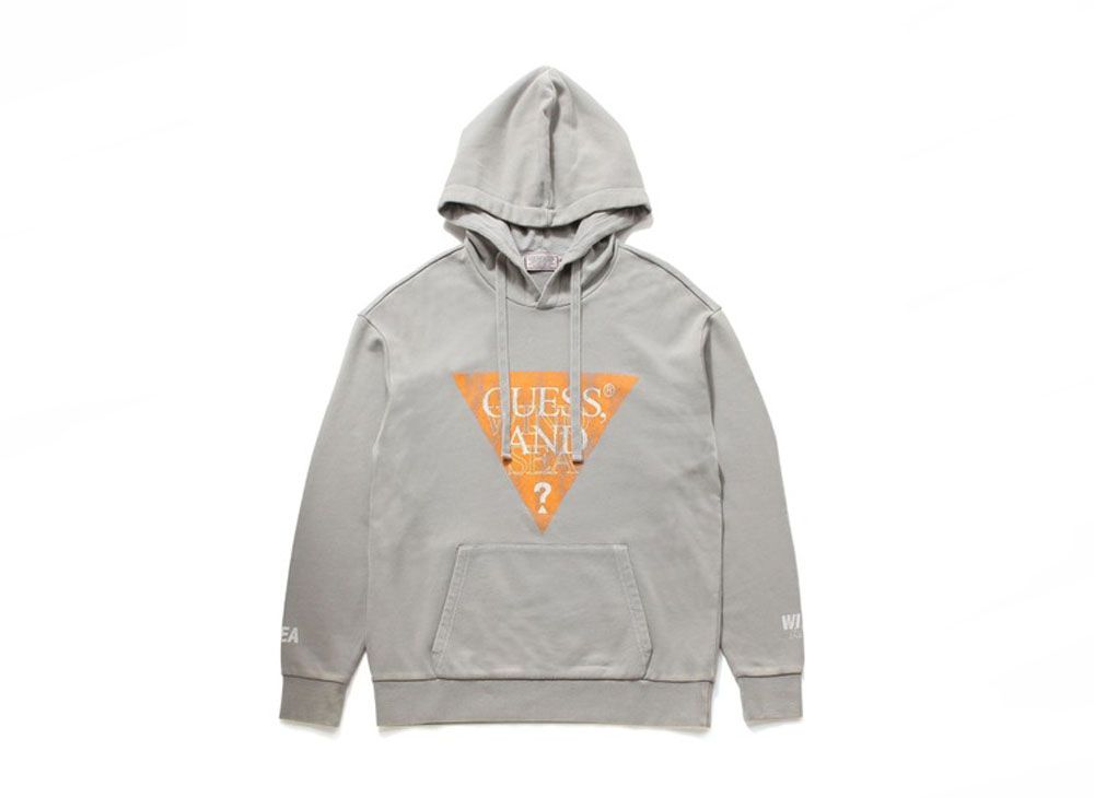 GUESS×WIND AND SEA PULLOVER PARKA M（Arthur Beale Guernsey Jumper 