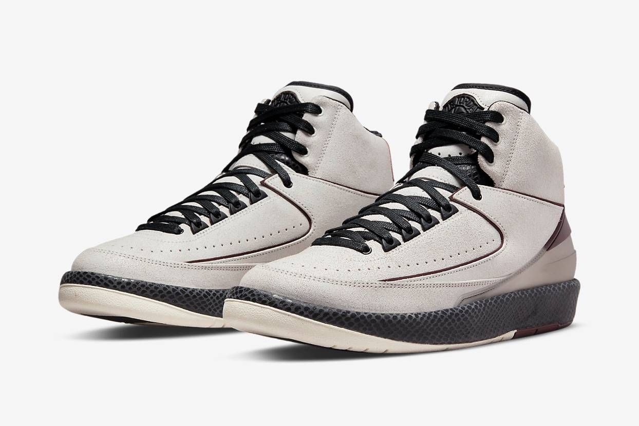 【スニダンで購入可】6/3発売 A Ma Maniere × Nike Air Jordan 2 "Airness/Sail and Burgundy" 抽選/定価/販売店舗まとめ 4枚目