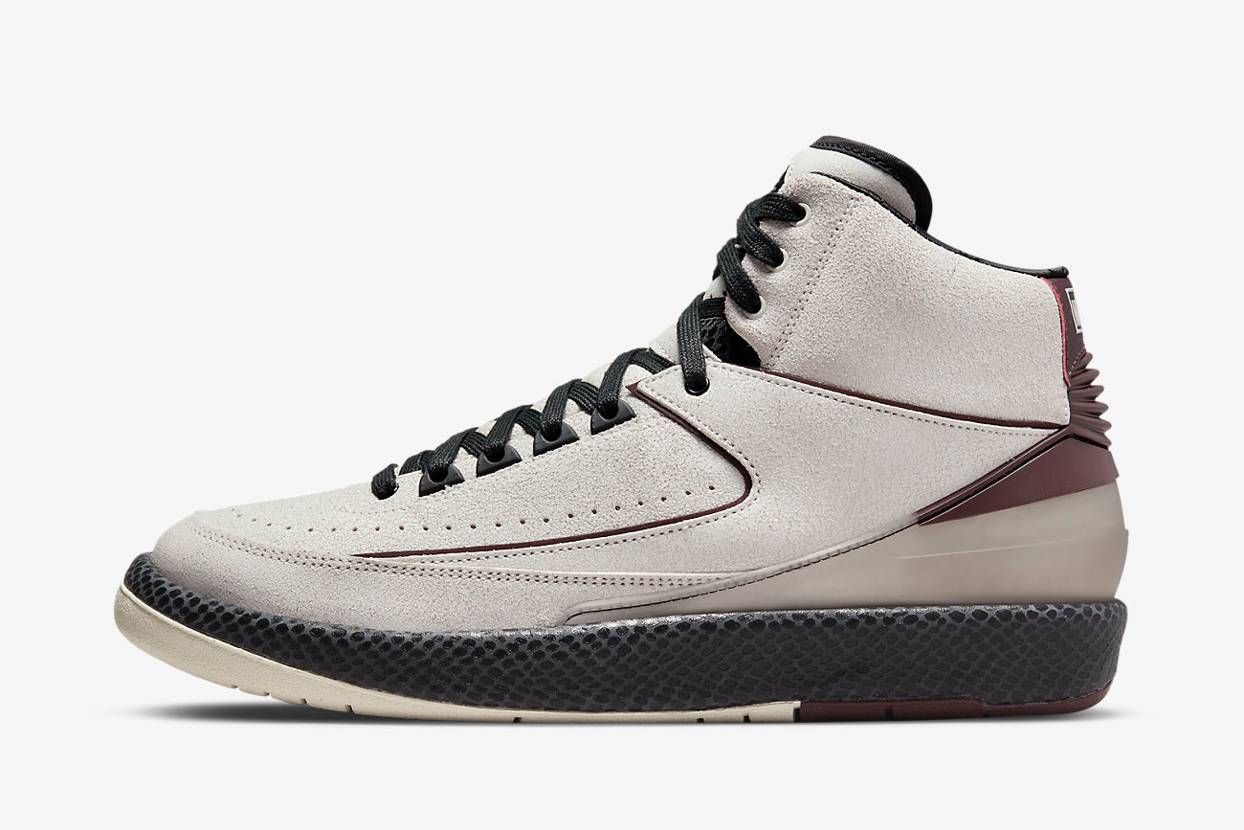 【スニダンで購入可】6/3発売 A Ma Maniere × Nike Air Jordan 2 "Airness/Sail and Burgundy" 抽選/定価/販売店舗まとめ 5枚目