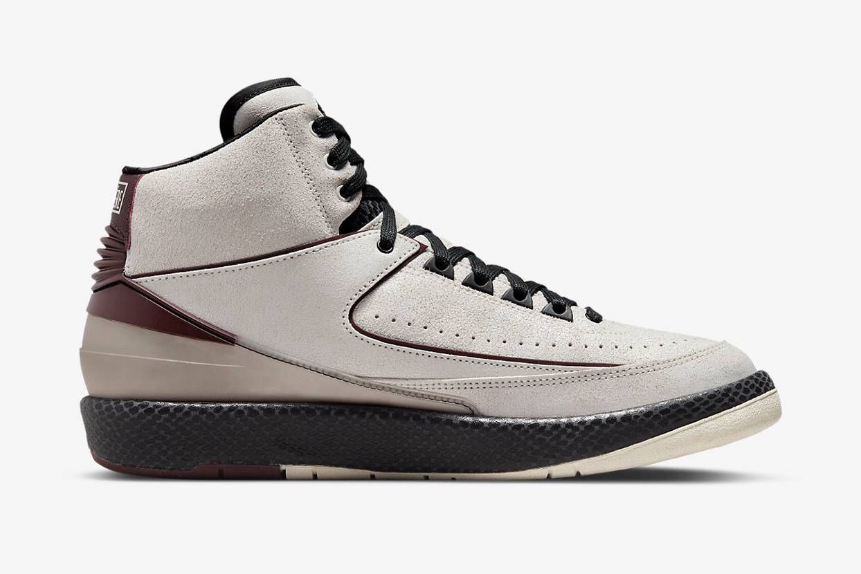 【スニダンで購入可】6/3発売 A Ma Maniere × Nike Air Jordan 2 "Airness/Sail and Burgundy" 抽選/定価/販売店舗まとめ 6枚目