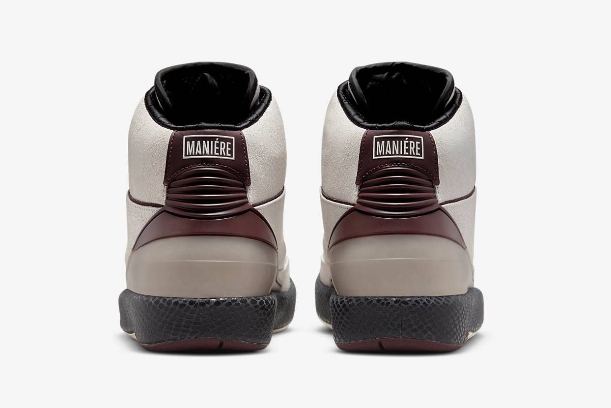 【スニダンで購入可】6/3発売 A Ma Maniere × Nike Air Jordan 2 "Airness/Sail and Burgundy" 抽選/定価/販売店舗まとめ 8枚目
