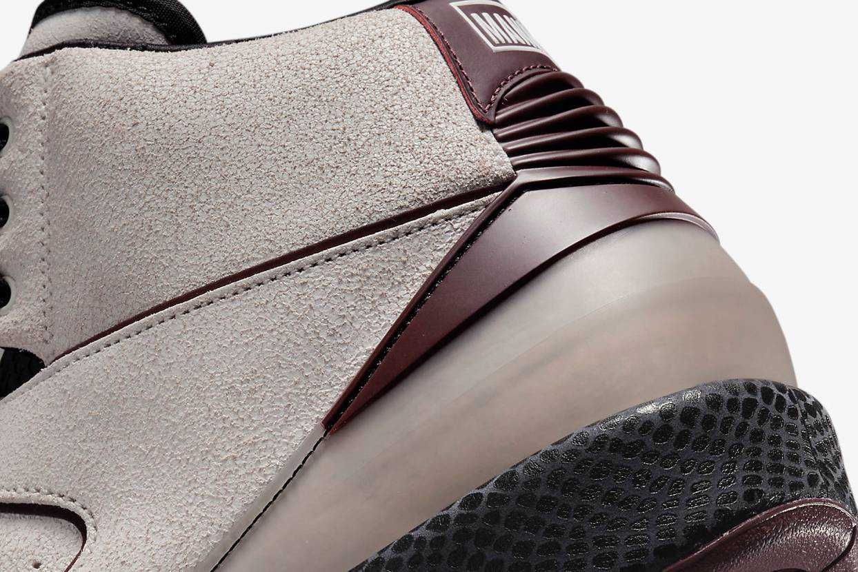 【スニダンで購入可】6/3発売 A Ma Maniere × Nike Air Jordan 2 "Airness/Sail and Burgundy" 抽選/定価/販売店舗まとめ 11枚目