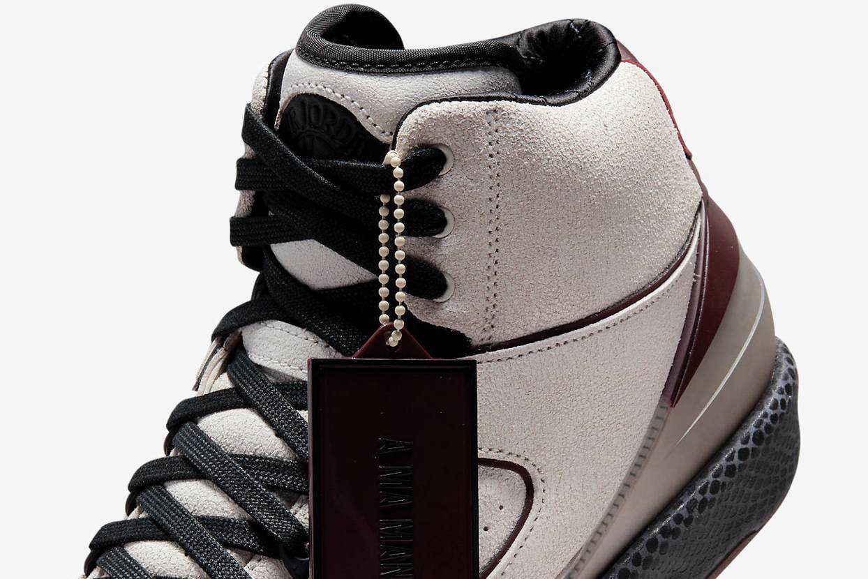 【スニダンで購入可】6/3発売 A Ma Maniere × Nike Air Jordan 2 "Airness/Sail and Burgundy" 抽選/定価/販売店舗まとめ 12枚目