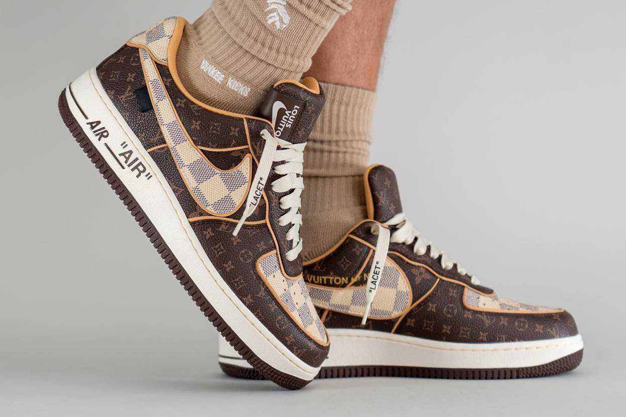 【販売リンクあり】7/19発売 Louis Vuitton × Nike Air Force 1 collection 抽選/定価/販売店舗まとめ 9枚目