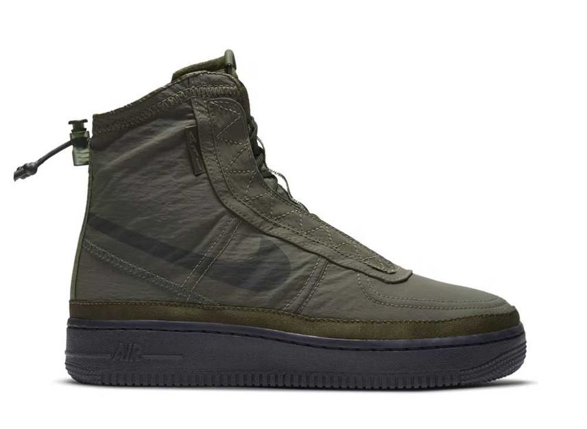 Air force top 1 khaki leather