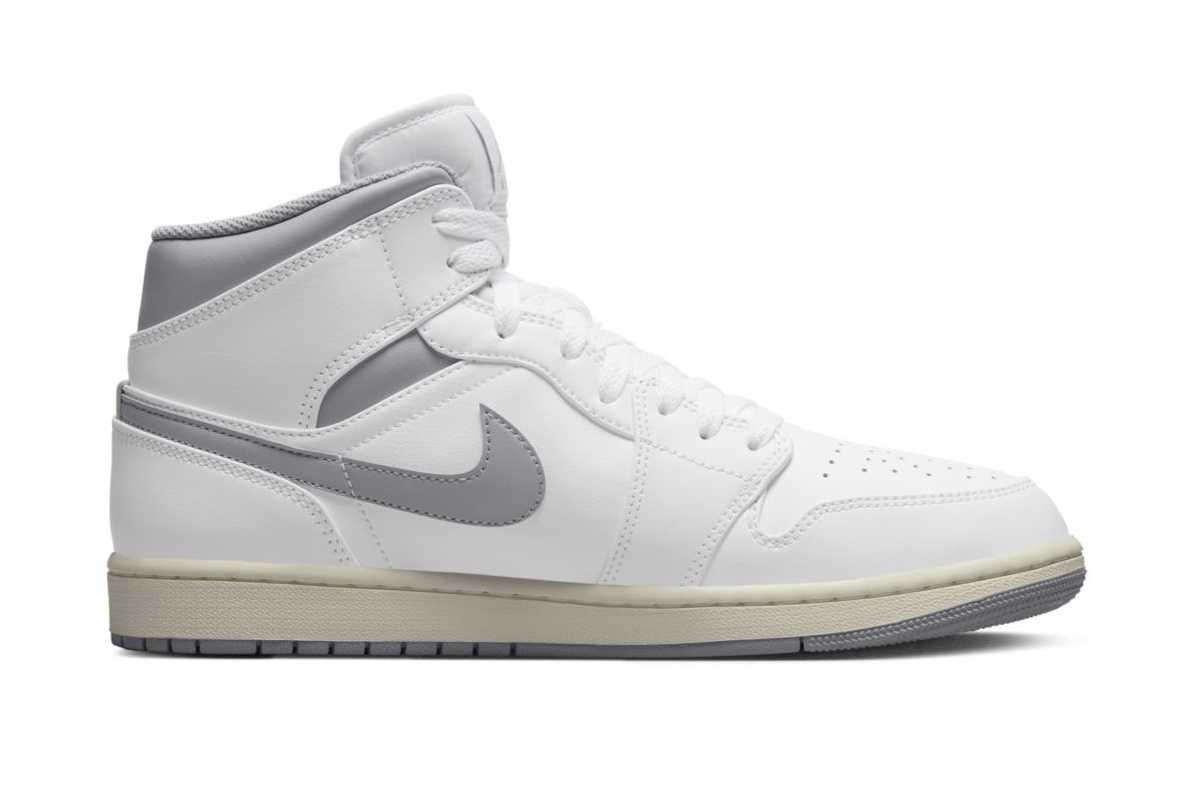 【販売リンクあり】8/18発売 Nike Air Jordan 1 Mid "Vintage Grey" 抽選/定価/販売店舗まとめ 3枚目