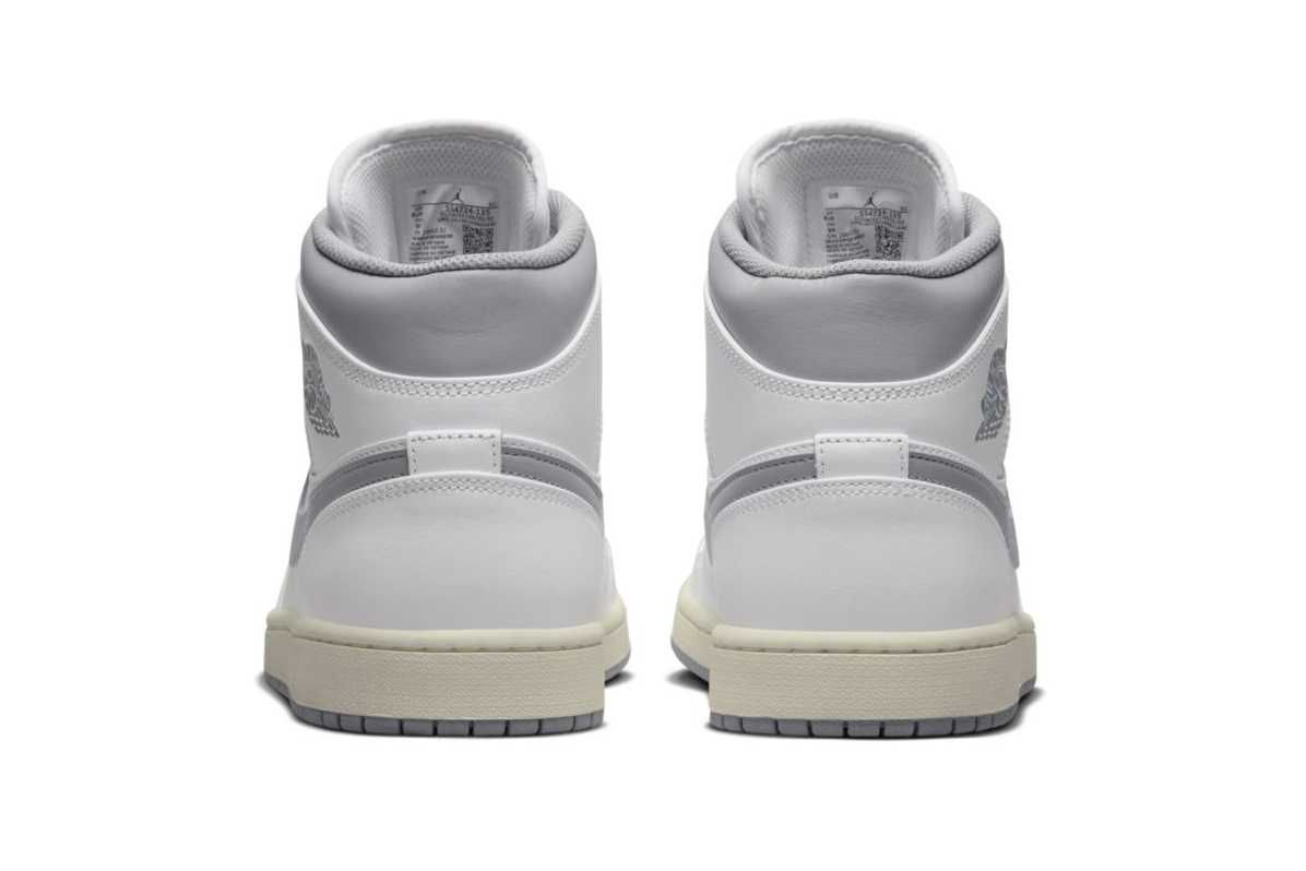 【販売リンクあり】8/18発売 Nike Air Jordan 1 Mid "Vintage Grey" 抽選/定価/販売店舗まとめ 6枚目