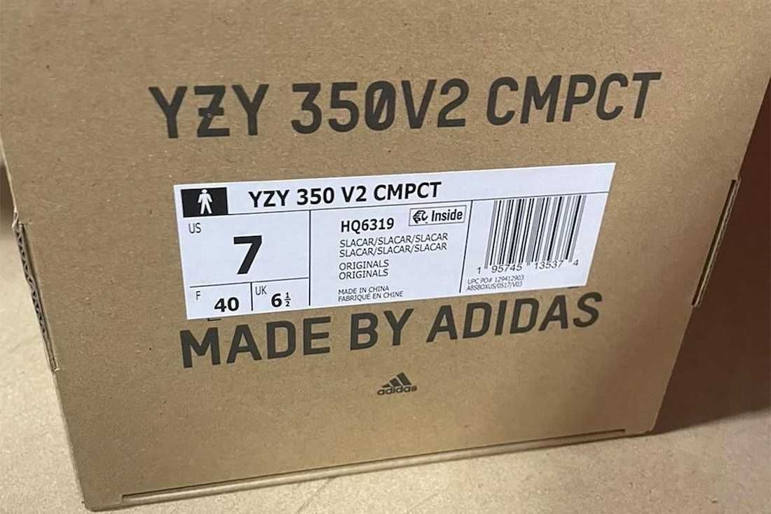 【スニダンで購入可】6/4発売 adidas YEEZY Boost 350 V2 "CMPCT Slate Carbon" 抽選/定価/販売店舗まとめ 7枚目