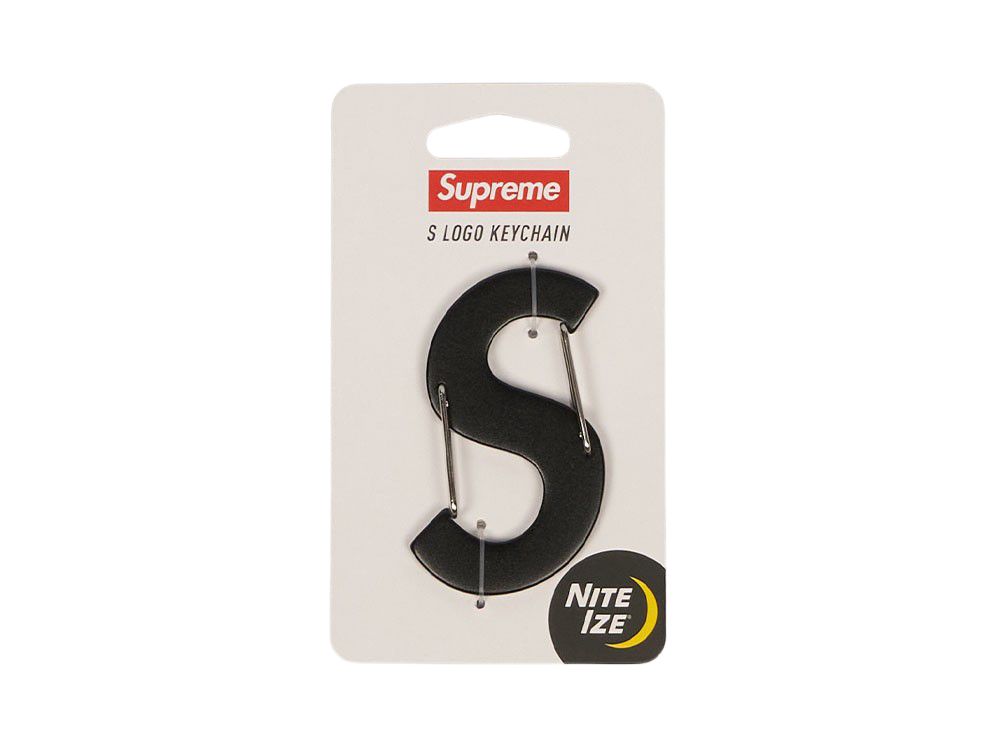 ノースフェイスSupreme / Nite Ize S Logo Keychain Black