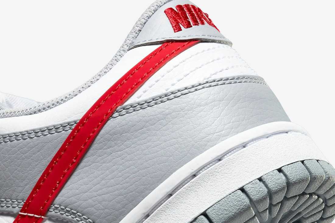 【リーク】Nike GS Dunk Low "White/Grey Red" 抽選/定価/販売店舗まとめ 7枚目