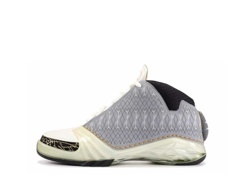 Jordan 23 gold and 2025 white