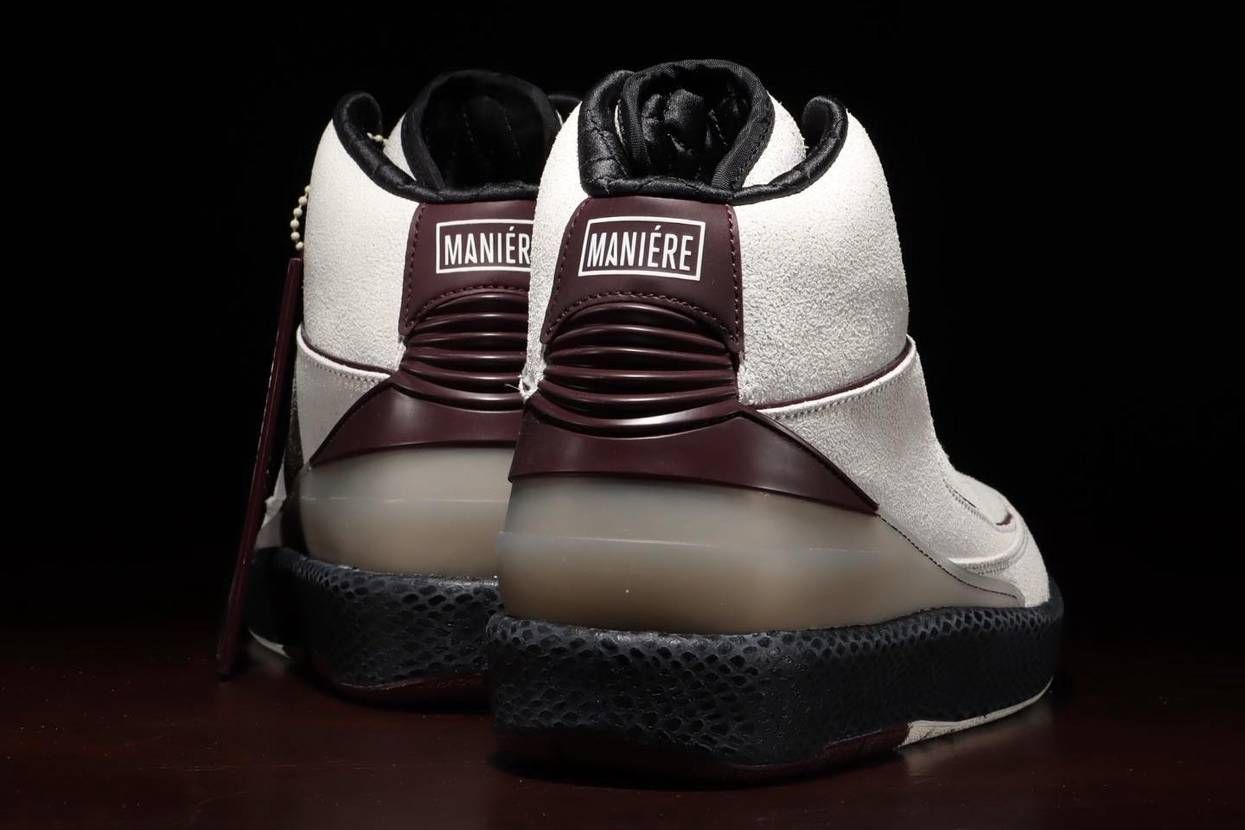 【スニダンで購入可】6/3発売 A Ma Maniere × Nike Air Jordan 2 "Airness/Sail and Burgundy" 抽選/定価/販売店舗まとめ 3枚目
