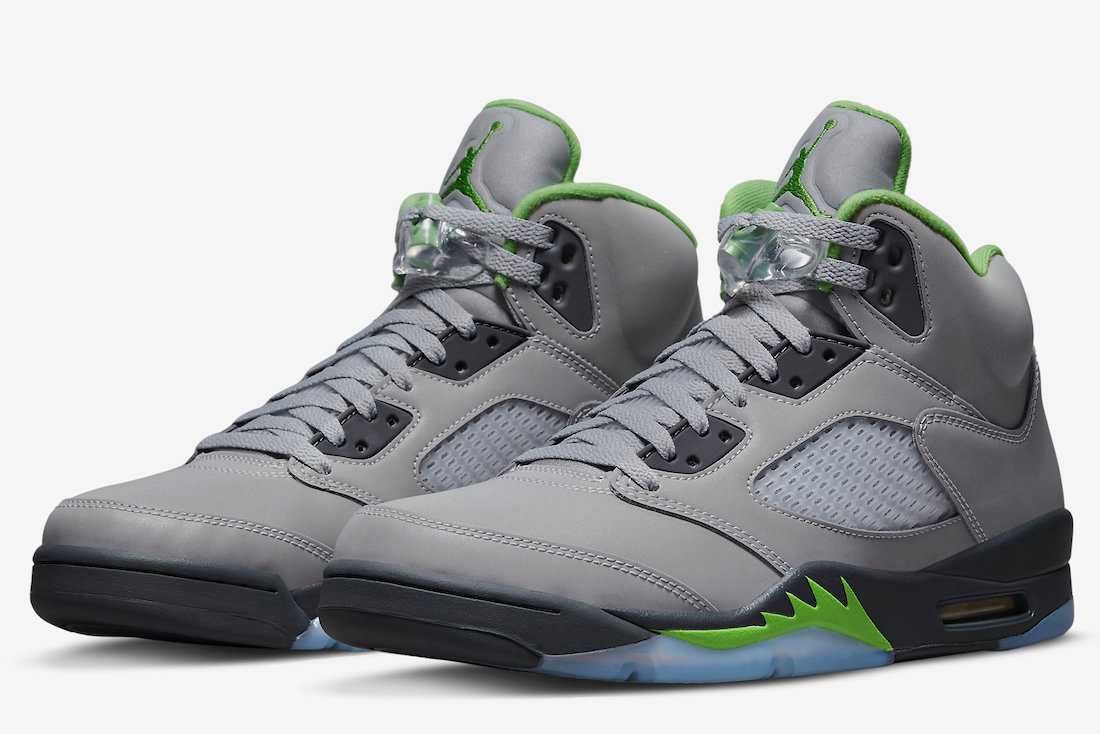【スニダンで購入可】5/28・5/30発売 Nike Air Jordan 5 "Green Bean" (2022) 抽選/定価/販売店舗まとめ 6枚目