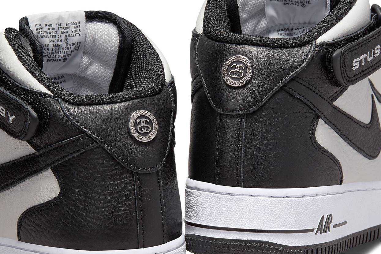 【スニダンで購入可】5/14・5/19発売 Stussy × Nike Air Force 1 Mid 3colors 抽選/定価/販売店舗まとめ 10枚目