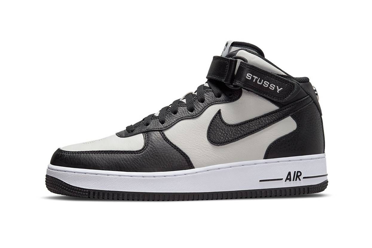 【スニダンで購入可】5/14・5/19発売 Stussy × Nike Air Force 1 Mid 3colors 抽選/定価/販売店舗まとめ 6枚目