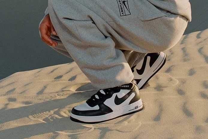 【スニダンで購入可】5/14・5/19発売 Stussy × Nike Air Force 1 Mid 3colors 抽選/定価/販売店舗まとめ 2枚目