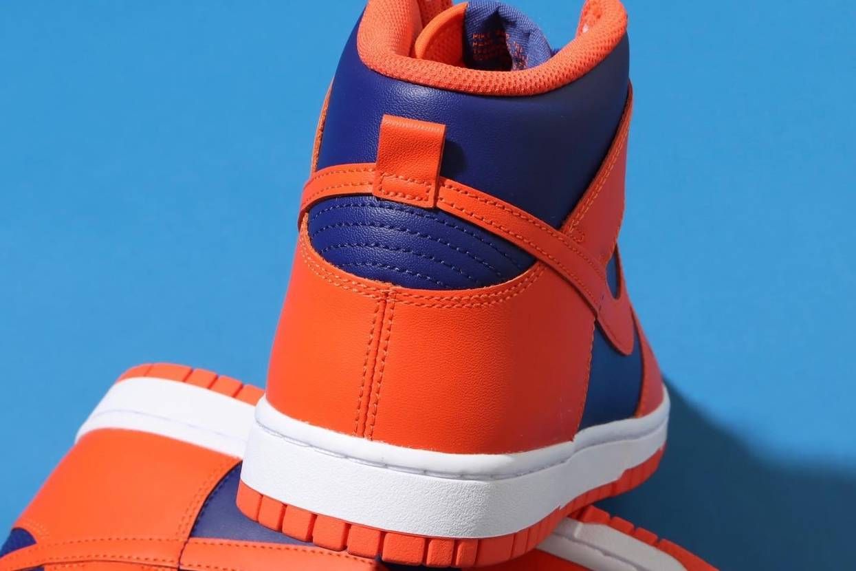 【スニダンで購入可】5/25発売 Nike Dunk High Retro "Orange and Deep Royal" 抽選/定価/販売店舗まとめ 3枚目