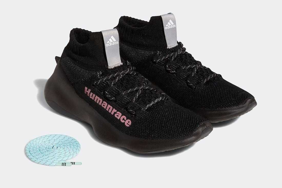 【スニダンで購入可】5/21発売 Pharrell Williams × adidas Humanrace Sichona "Black" 抽選/定価/販売店舗まとめ 2枚目
