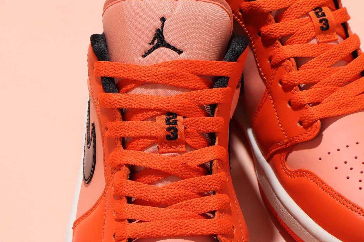 【スニダンで購入可】5/26発売 Nike WMNS Air Jordan 1 Low SE "Orange/Black" 抽選/定価/販売店舗まとめ 2枚目