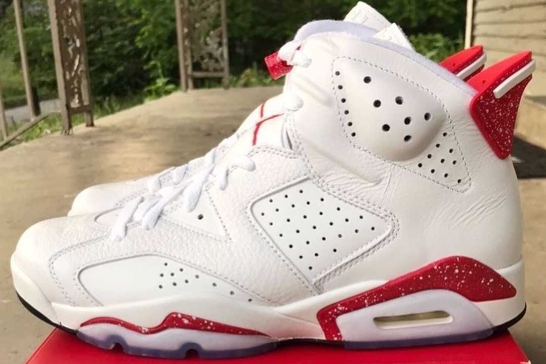 【スニダンで購入可】6/4発売 Nike Air Jordan 6 "White and University Red/Red Oreo" 抽選/定価/販売店舗まとめ 8枚目