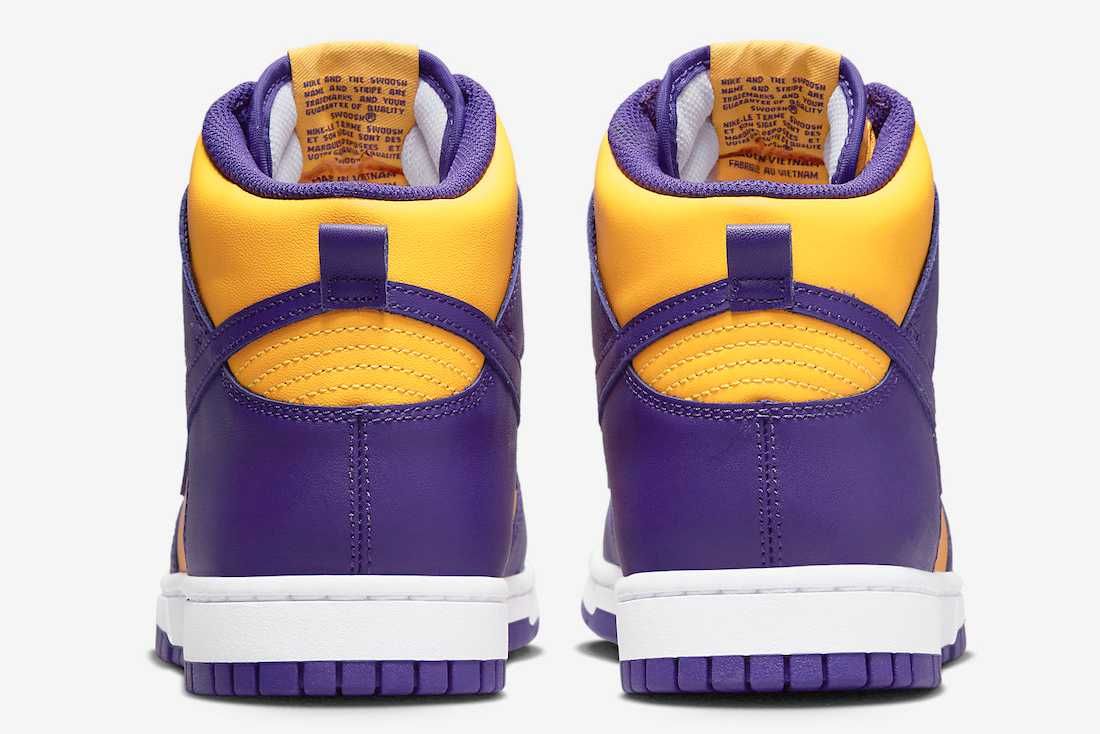 【スニダンで購入可】8/20発売 Nike Dunk High "Lakers" 抽選/定価/販売店舗まとめ 8枚目