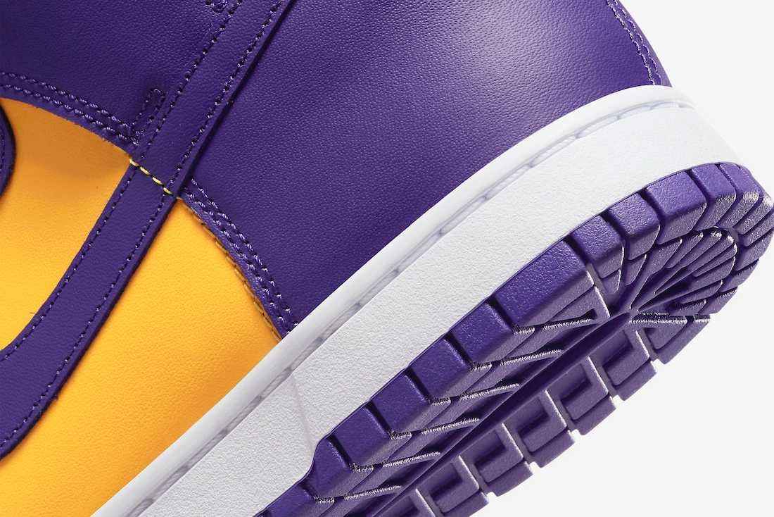 【スニダンで購入可】8/20発売 Nike Dunk High "Lakers" 抽選/定価/販売店舗まとめ 10枚目
