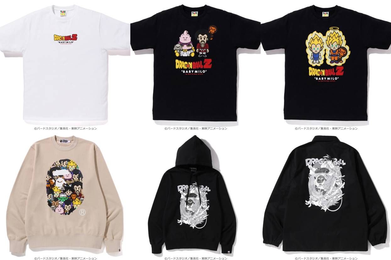 【販売リンクあり】5/21発売 DRAGON BALL Z × A BATHING APE 〜魔人ブウ編〜 抽選/定価/販売店舗まとめ 2枚目